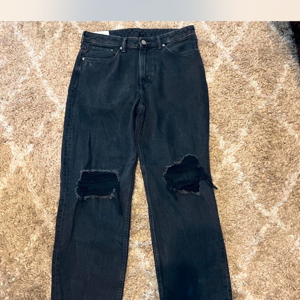 H&M Ripped Black Jeans